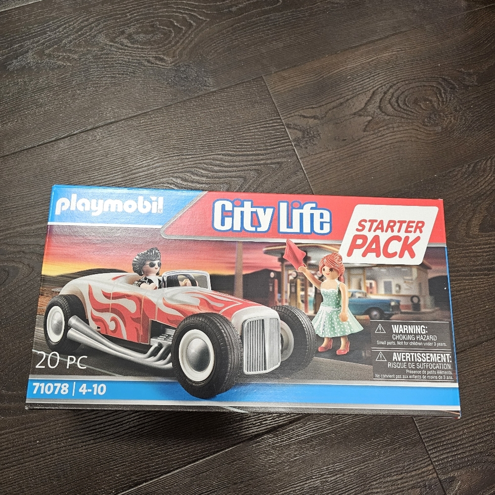 Playmobil 71078 City Life Hot Rod Starter Pack Sealed NIB